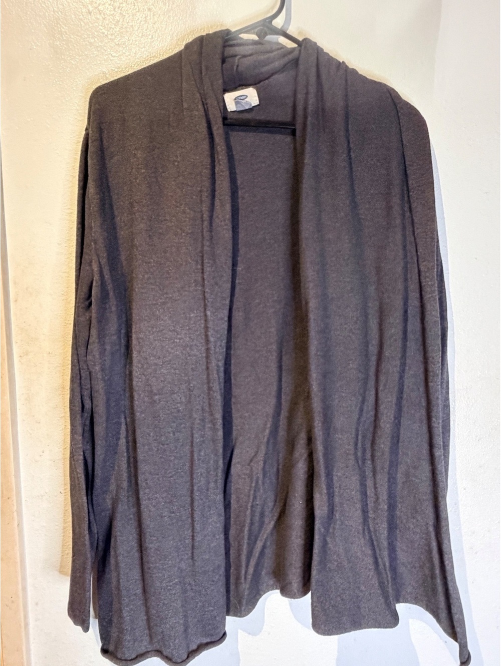 Old Navy Women's XL Dark Gray Open Front Cardigan Sweater